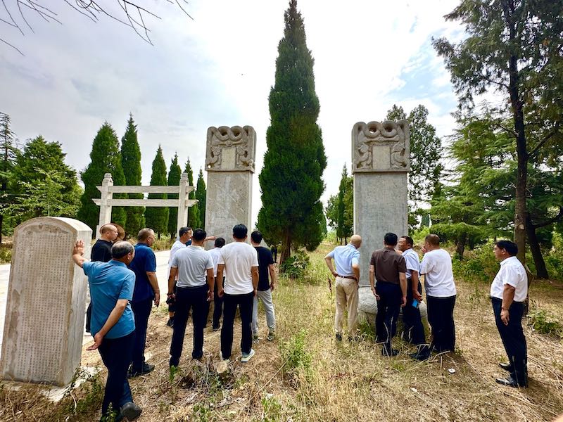 世界马氏联谊总会在山东临朐调研考察